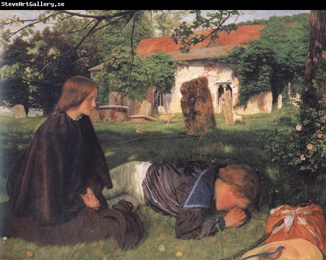 Arthur Hughes Home from Sea